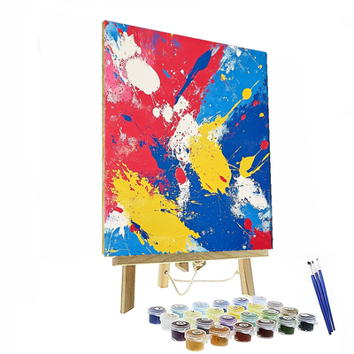 Jackson Pollock Inspired Dreamy Abstracts  Painting By Numbers Kit