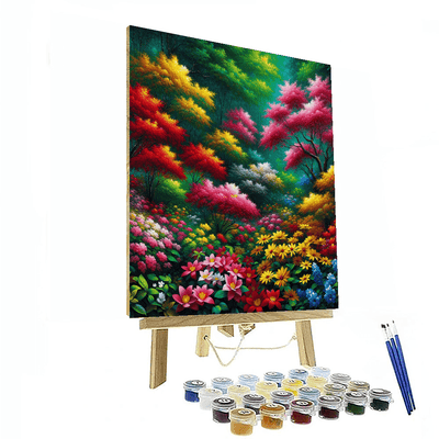 Radiant Blossom Painting By Numbers Kit