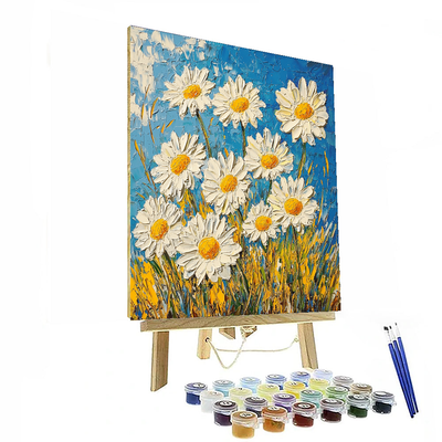 Vincent Van Gogh Inspired Dance Of The Daisies  Painting By Numbers Kit