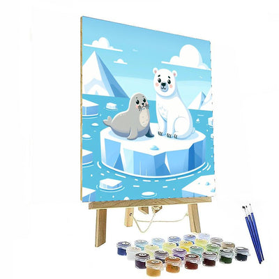 Winter Arctic Expedition Paint By Numbers Art