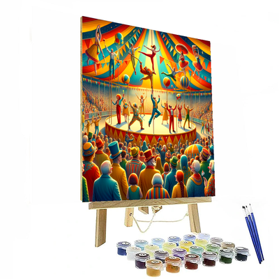 Charming Circus Spectacle DIY Paint By Numbers