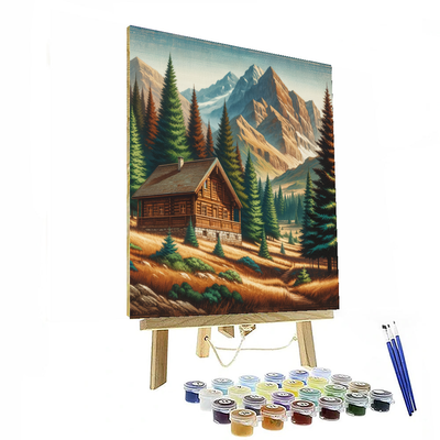 Rustic Mountain Retreat Paint By Numbers Kits