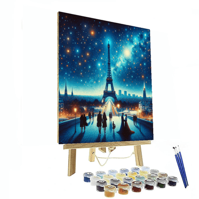 Starry Night In Paris Paint By Numbers Kits