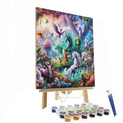 Fantasy Animal Kingdom Painting By Numbers Kit