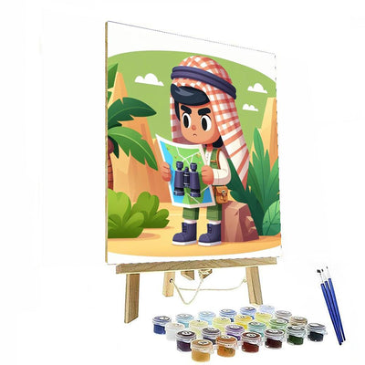 Jungle Explorer Paint By Numbers Art