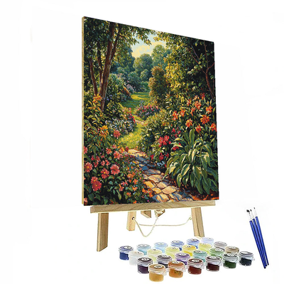 John Constable Inspired Garden Delight  Painting By Numbers Kit