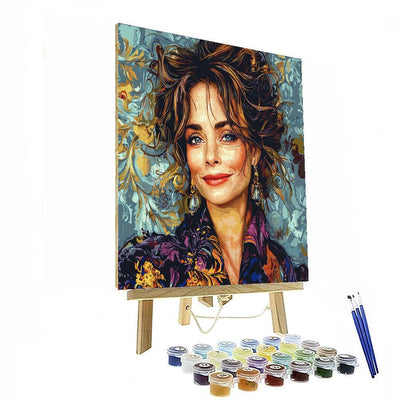 Helena Bonham Carter: Whimsical Charm With A Dash Of Darkness Paint By Numbers Art