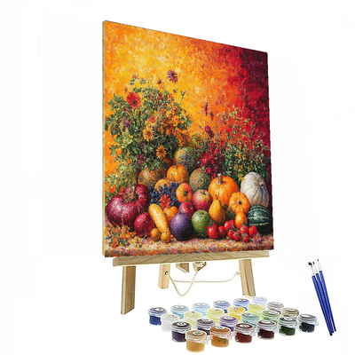 Jean-Baptiste-Siméon Chardin Inspired Festive Harvest  Paint By Number