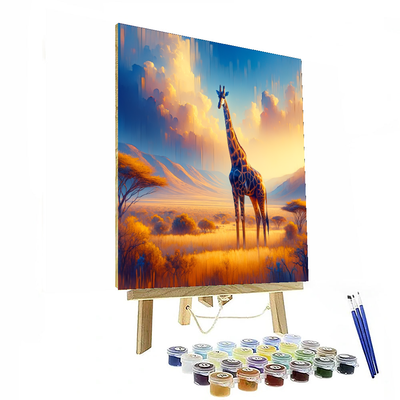 Giraffe's Gentle Heights Paint By Number