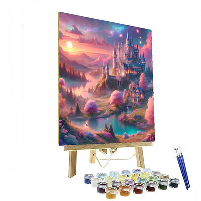 Wondrous Fantasy Castle Paint By Color