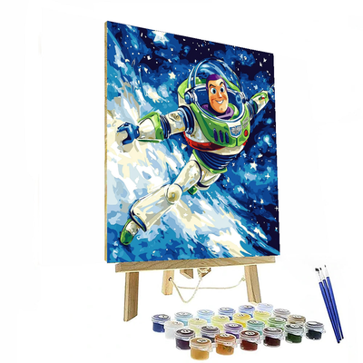 Buzz Lightyear Cosmic Journey - Disney Inspired Numbered Painting Kits