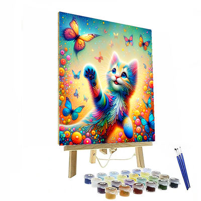 Whimsical Cat Tales Number Painting