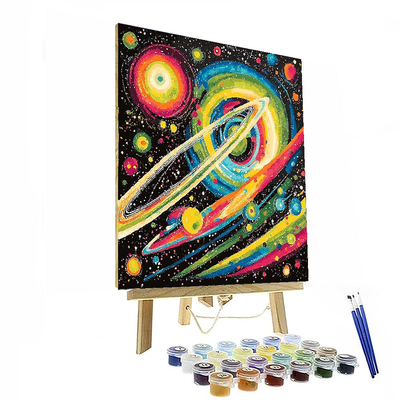 Wassily Kandinsky Inspired Celestial Abstract Voyage  Paint By Numbers Art