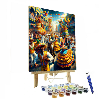 Carnival Of Barranquilla - Barranquilla Painting By Numbers Kit