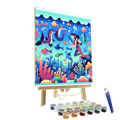 Mystical Underwater Realm Paint By Number