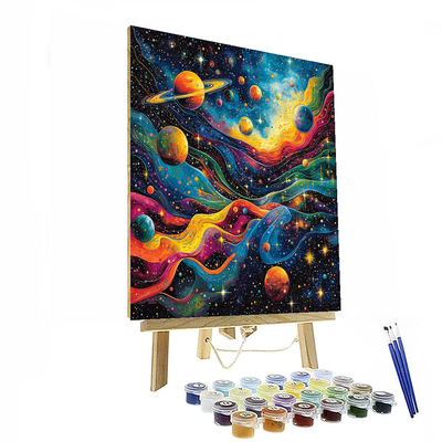 Salvador Dalí Inspired Solar Voyage  Numbered Painting Kits