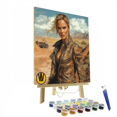 Charlize Theron: Strength And Grace In Every Frame Numbered Painting Kits