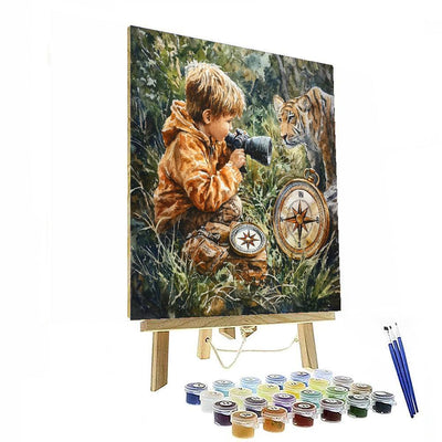 Mowgli's Jungle Safari Explorer Set - Disney Inspired Paint By Numbers Art