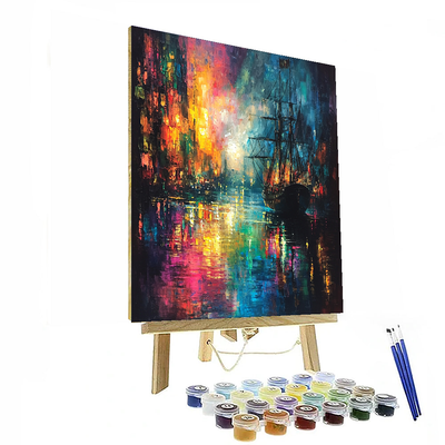 Joseph Mallord William Turner Inspired Prismatic Waters  Painting By Numbers Kit