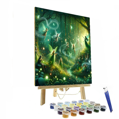 Fairy Forest Paint By Numbers Art