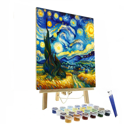 Van Gogh's Starry Reverie Paint By Numbers