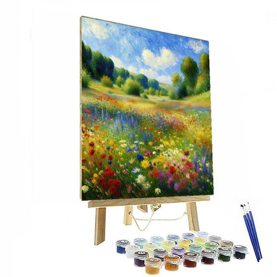 Wildflower Wanderlust Paint By Numbers Art