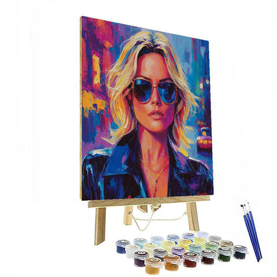 Charlize Theron: The Fierce Protector Of Atomic Blonde Number Painting