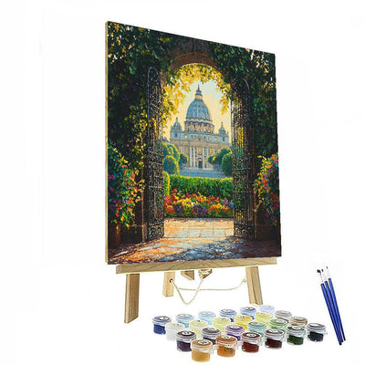 The Secret Keyhole At Garibaldi Gate Numbered Painting Kits