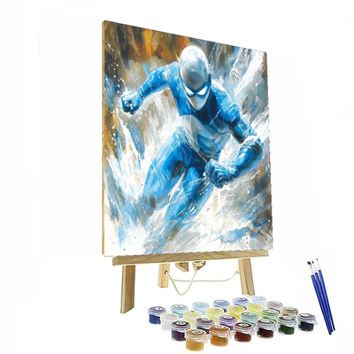 Frozone's Cool Moves - Disney Inspired Paint By Number