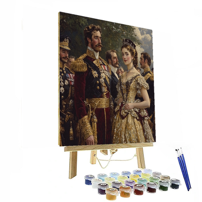 John Singer Sargent Inspired Historical Royal Portraits  Paint By Numbers Kits