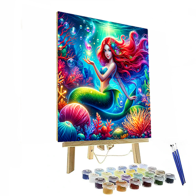 Ariel's Ocean Paint By Color