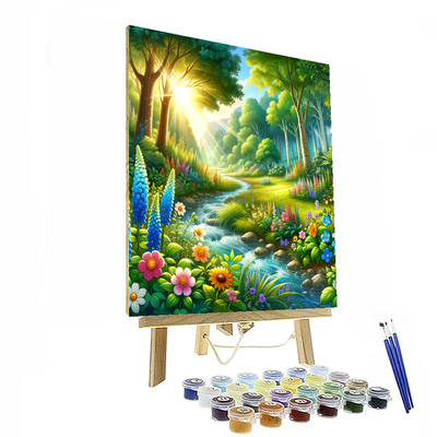 Bubbling Brook Adventure Paint By Color