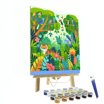 Mystic Jungle Hideaway Painting By Numbers Kit