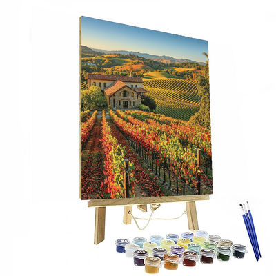 Napa Valley Vineyards - California, Usa Numbered Painting Kits