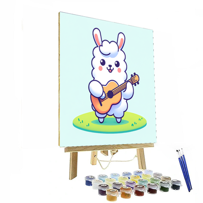 Musical Llama Painting By Numbers Kit