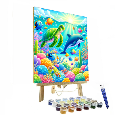 Whimsical Ocean Adventures Numbered Painting Kits