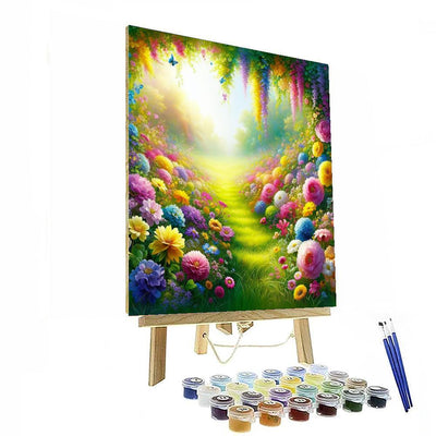 Vibrant Summer Meadows Painting By Numbers Kit