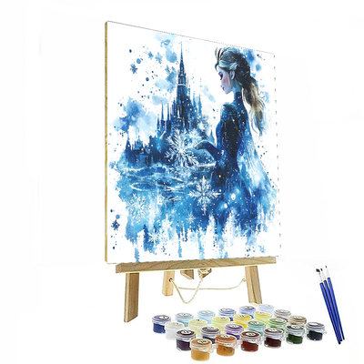 Elsa's Frozen Dreamscape - Disney Inspired Painting By Numbers Kit