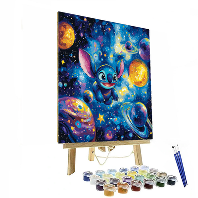 Stitch's Alien Adventures - Disney Inspired Numbered Painting Kits