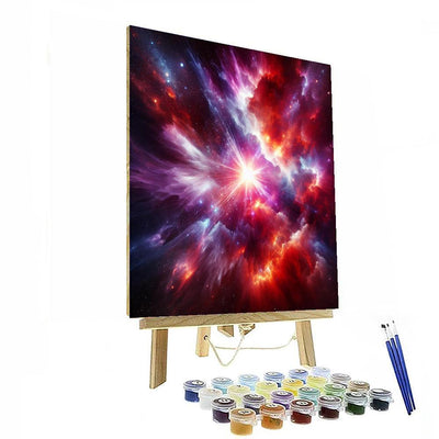 Galactic Supernova Spectacle Paint By Numbers Kits