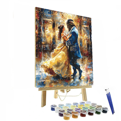 Belle And Beast's Dance - Disney Inspired Numbered Painting Kits