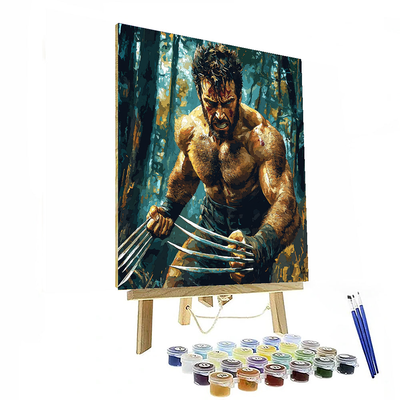 Hugh Jackman: The Wolverine's Resilient Heart Paint By Numbers