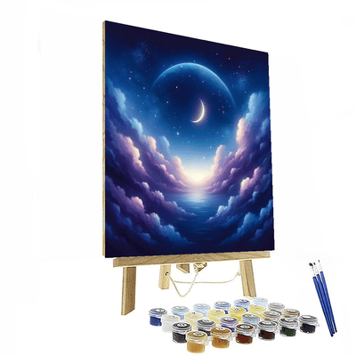 Serene Night Sky Painting By Numbers Kit