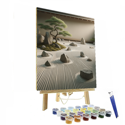 Serene Zen Garden Retreat Numbered Painting Kits