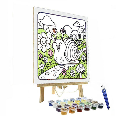 Giggles The Snail DIY Paint By Numbers