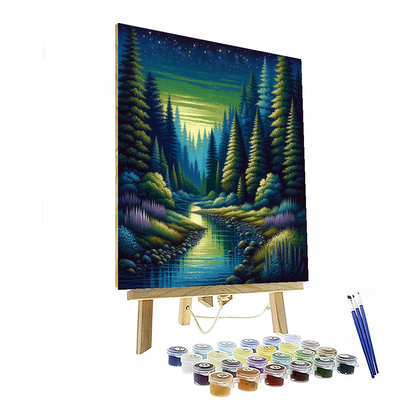 Twilight Forest Wonders Painting Number Kit