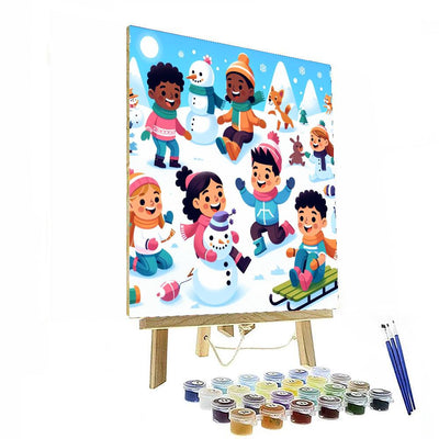 Winter Wonderland Games Numbered Painting Kits