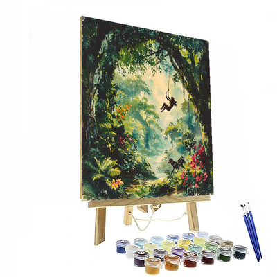 Tarzan's Jungle Expedition - Disney Inspired Numbered Painting Kits