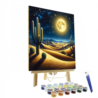 Starlit Desert Adventure Numbered Painting Kits