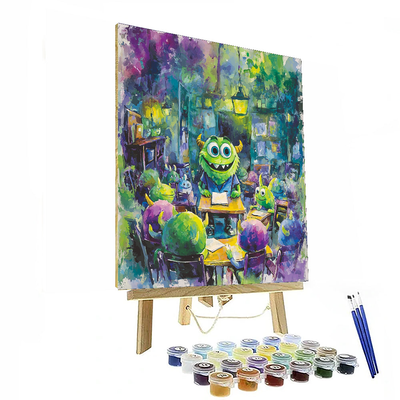 Mike Wazowski Monster Academy - Disney Inspired Paint By Numbers Kits